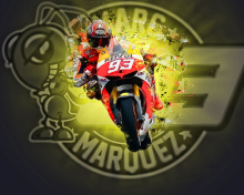 Sfondi Marc Marquez - Moto GP 220x176