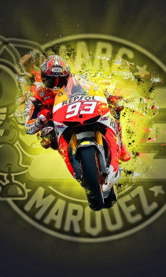 Das Marc Marquez - Moto GP Wallpaper 240x400