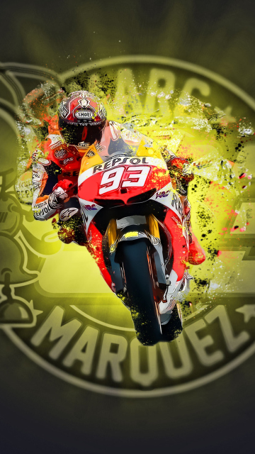 Fondo de pantalla Marc Marquez - Moto GP 360x640