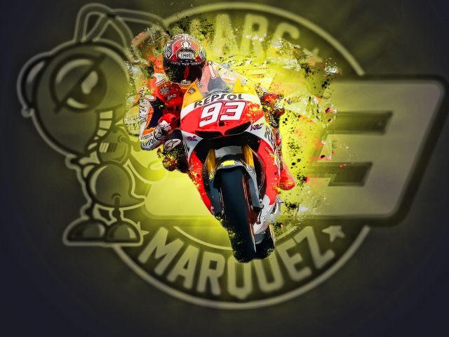 Fondo de pantalla Marc Marquez - Moto GP 640x480