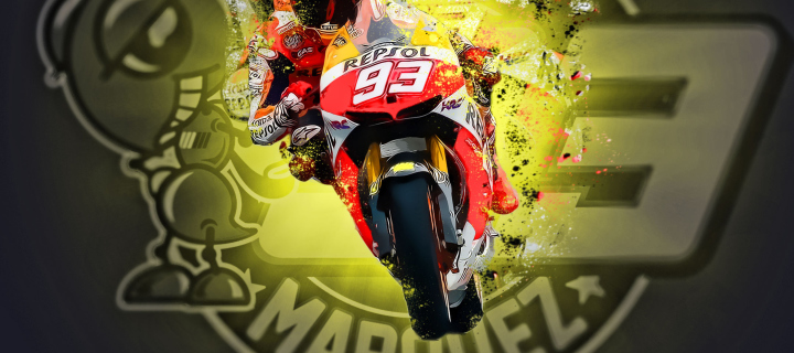 Das Marc Marquez - Moto GP Wallpaper 720x320