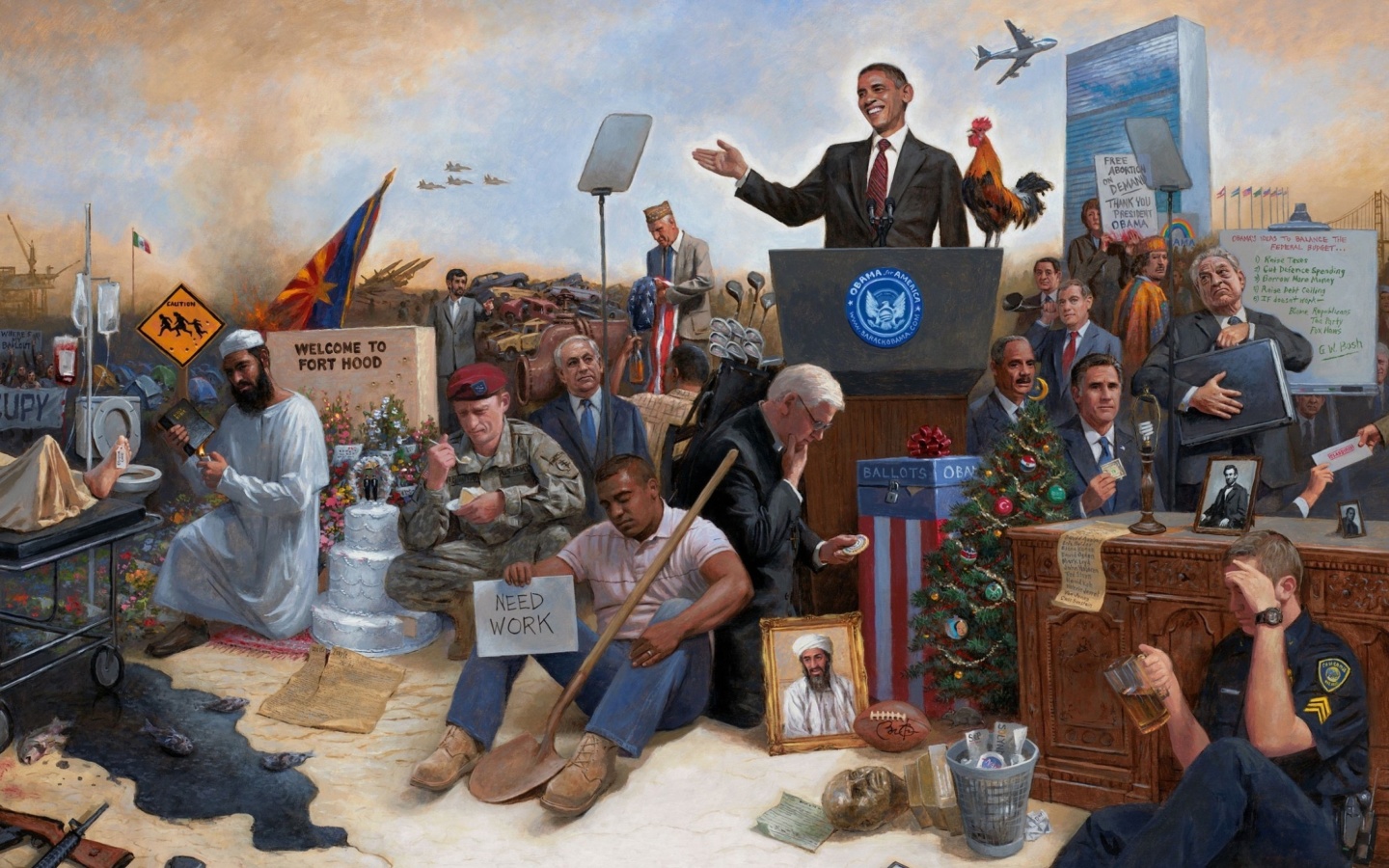 Das Obama USA President Wallpaper 1440x900