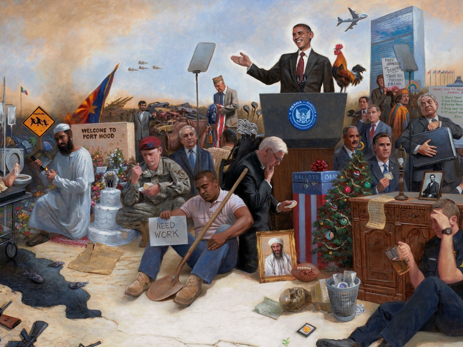 Fondo de pantalla Obama USA President 1600x1200