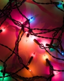 Das Holiday Lights Wallpaper 128x160