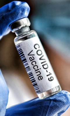 Обои Covid Vaccine 240x400