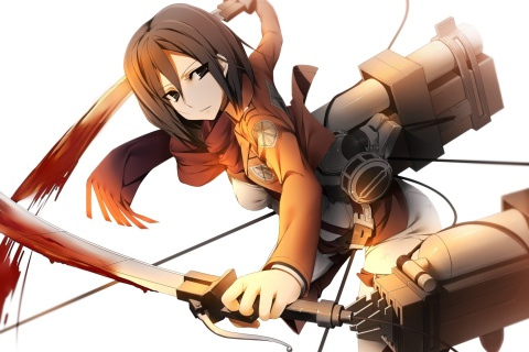 Mikasa Ackerman screenshot #1 480x320