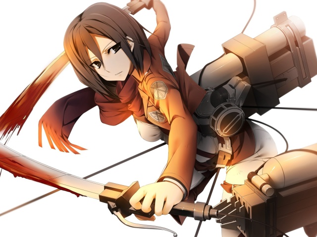 Mikasa Ackerman wallpaper 640x480