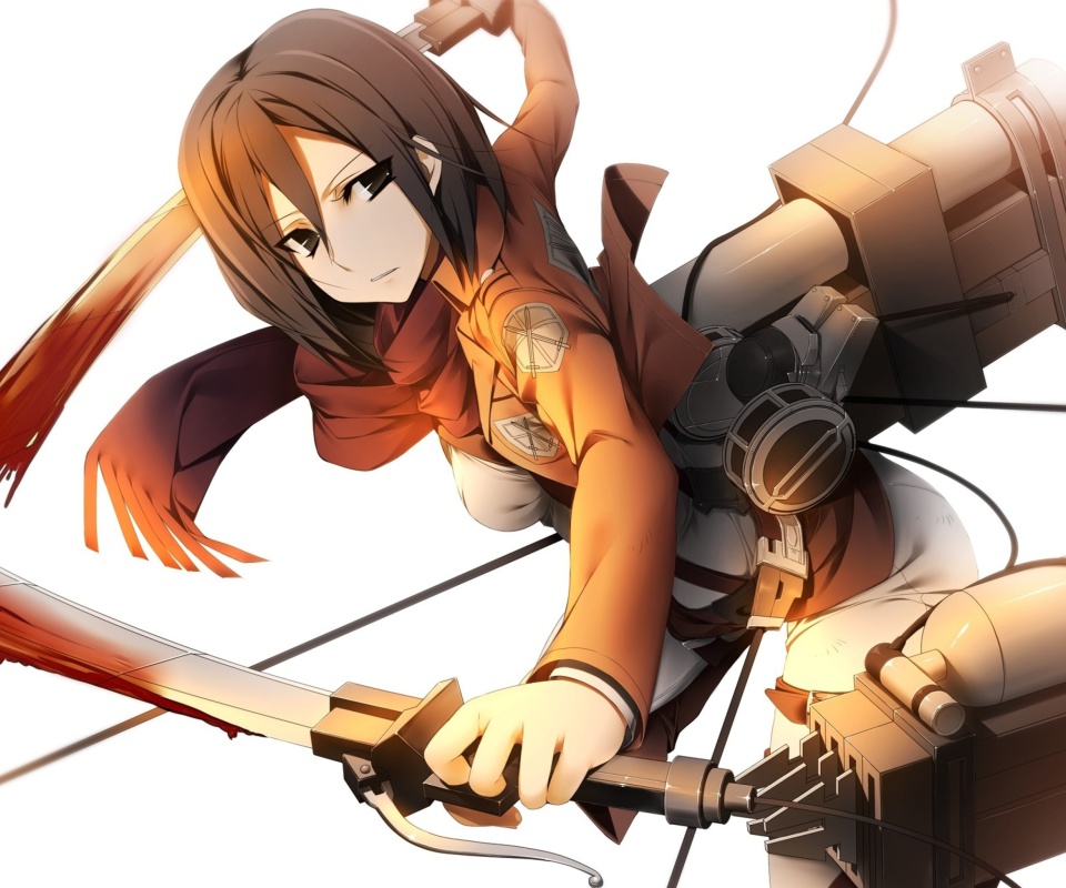 Fondo de pantalla Mikasa Ackerman 960x800