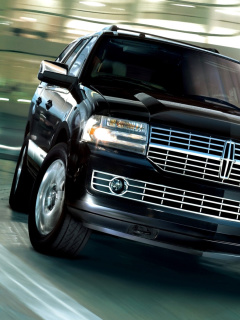 Sfondi Lincoln Navigator Black 240x320