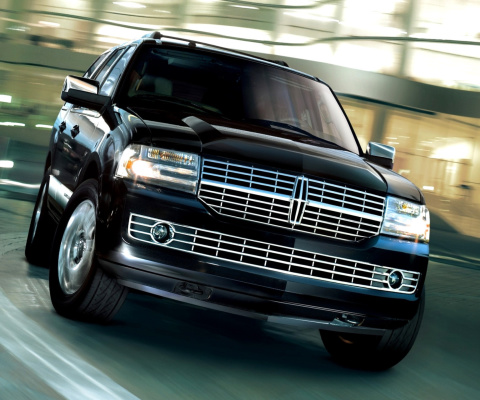 Обои Lincoln Navigator Black 480x400