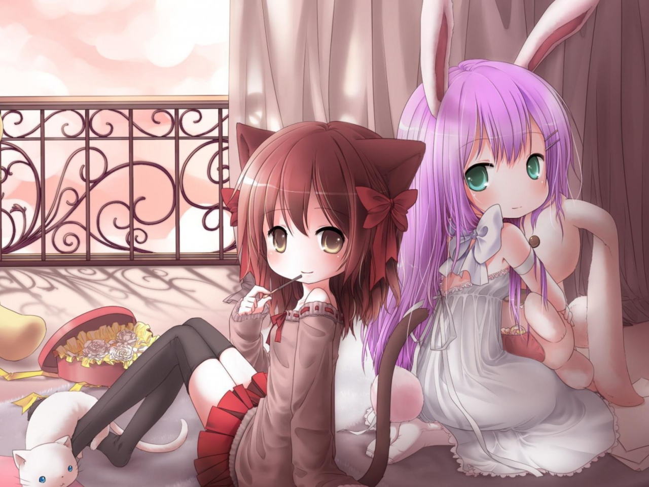 Обои Bunny Love 1280x960