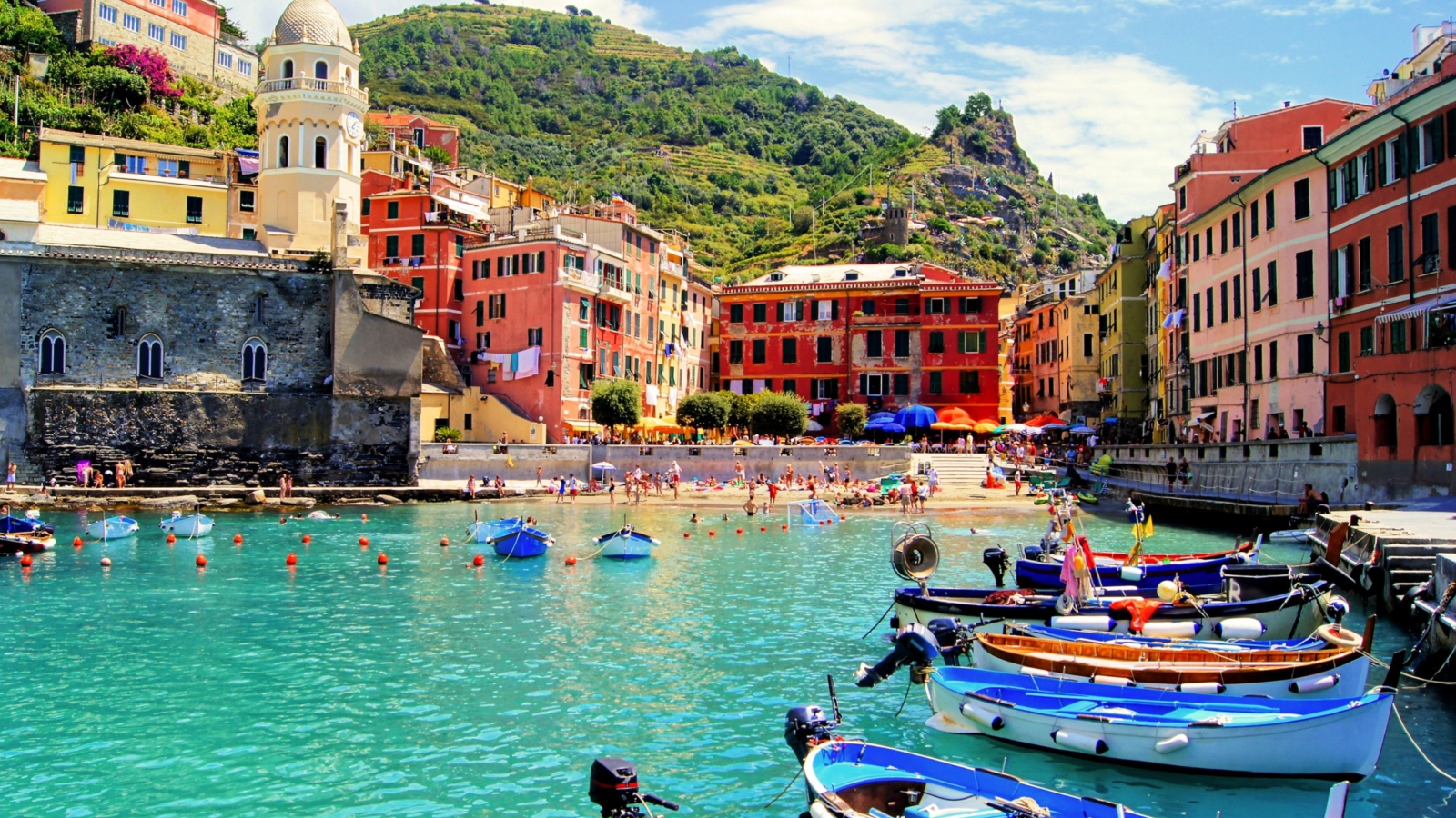 Fondo de pantalla Vernazza, Italy 1600x900