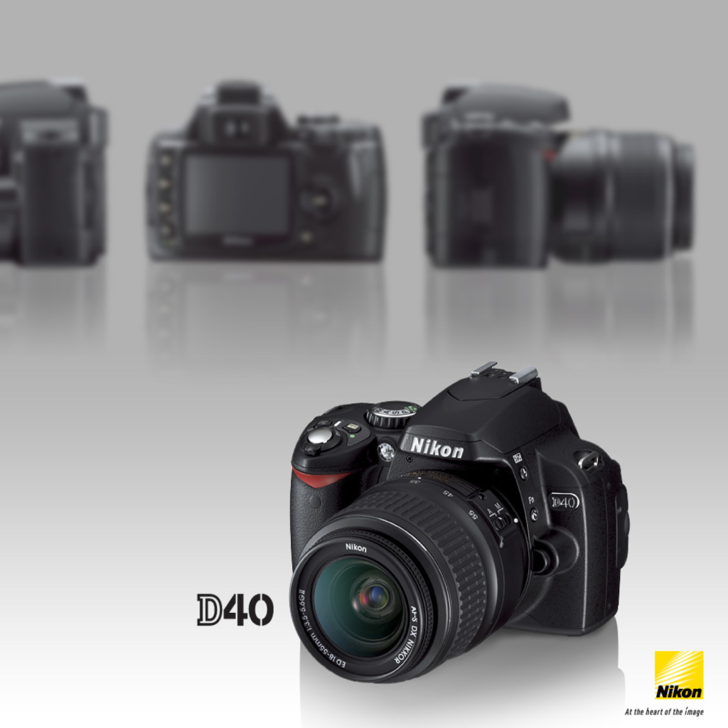 Nikon D40 wallpaper 1024x1024