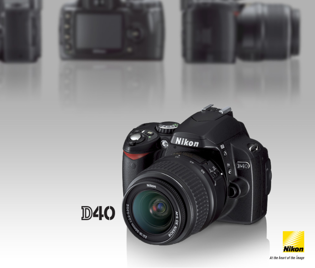 Nikon D40 wallpaper 1200x1024