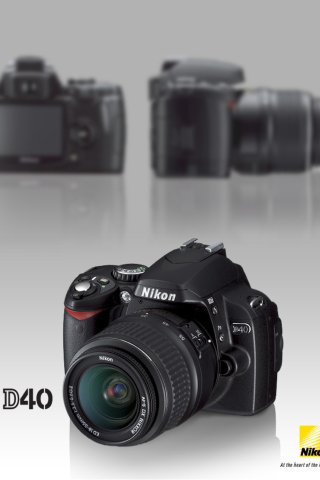Nikon D40 wallpaper 320x480