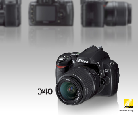 Обои Nikon D40 480x400