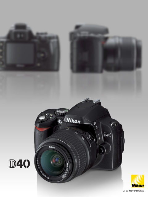 Das Nikon D40 Wallpaper 480x640