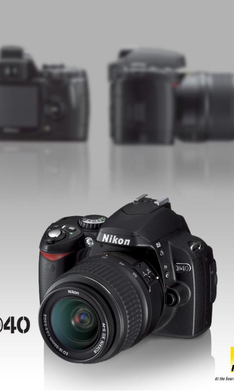 Nikon D40 wallpaper 480x800