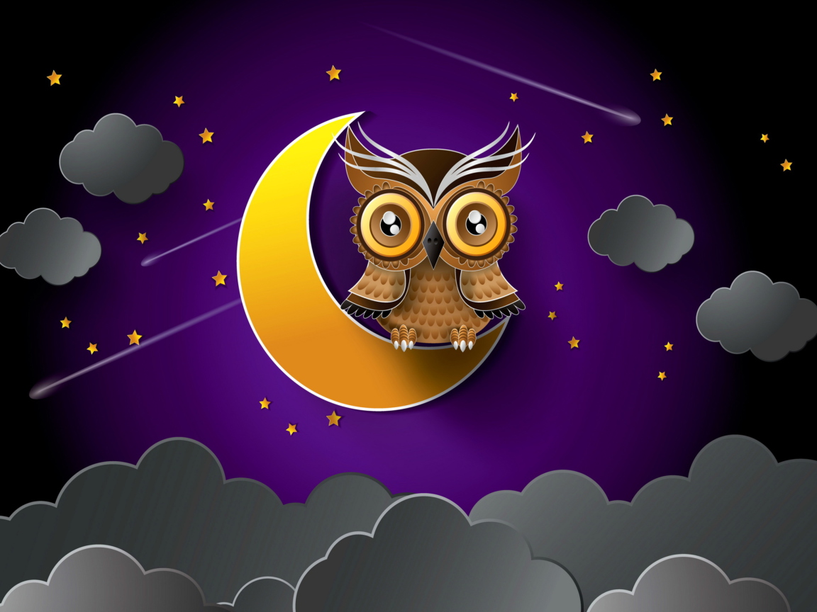 Das Owl Wallpaper 1152x864