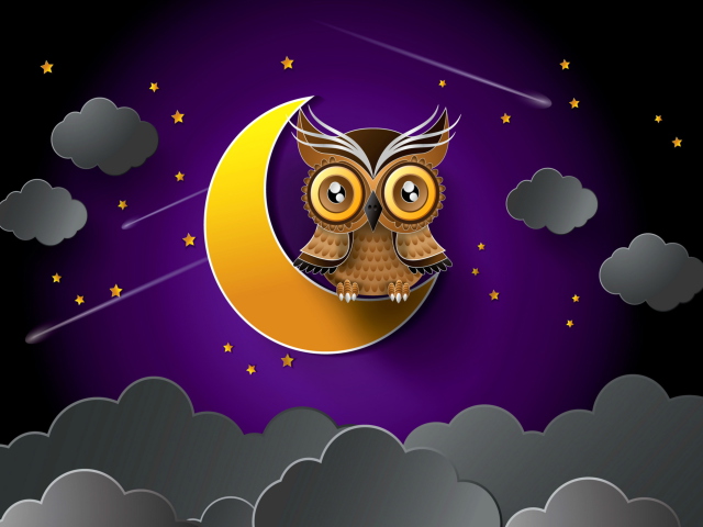 Fondo de pantalla Owl 640x480