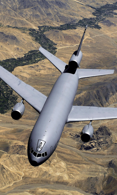 Screenshot №1 pro téma McDonnell Douglas KC-10 - US Air Force 480x800