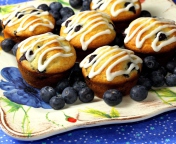 Das Blueberry Muffins Wallpaper 176x144