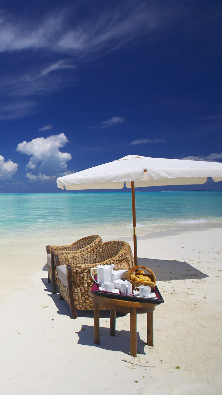 Maldives Luxury all-inclusive Resort wallpaper 750x1334