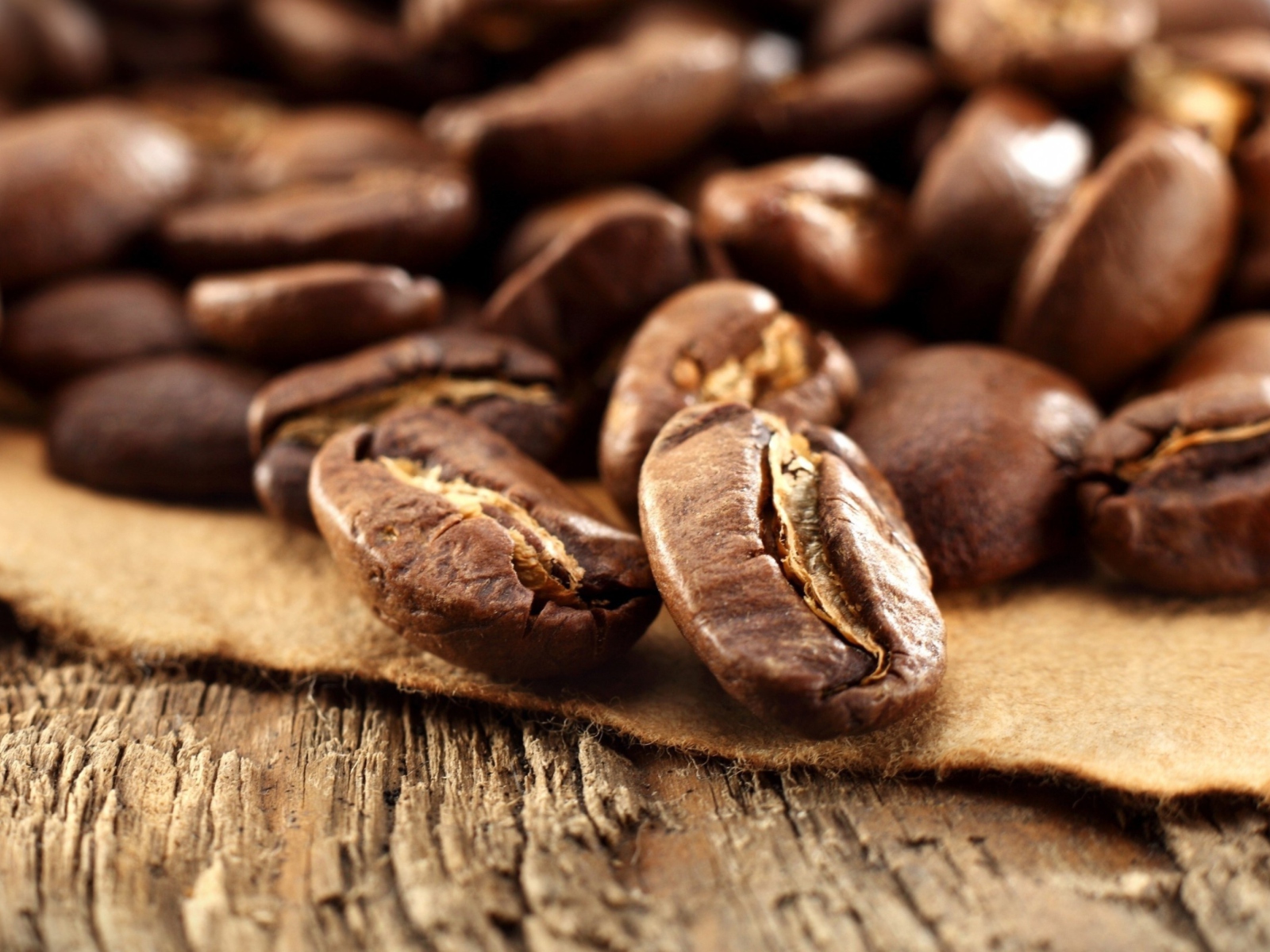 Fondo de pantalla Roasted Coffee Beans 1600x1200