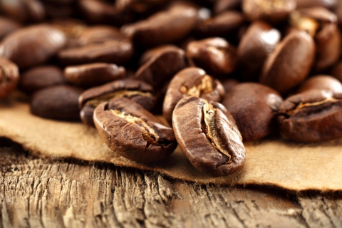Roasted Coffee Beans wallpaper 480x320