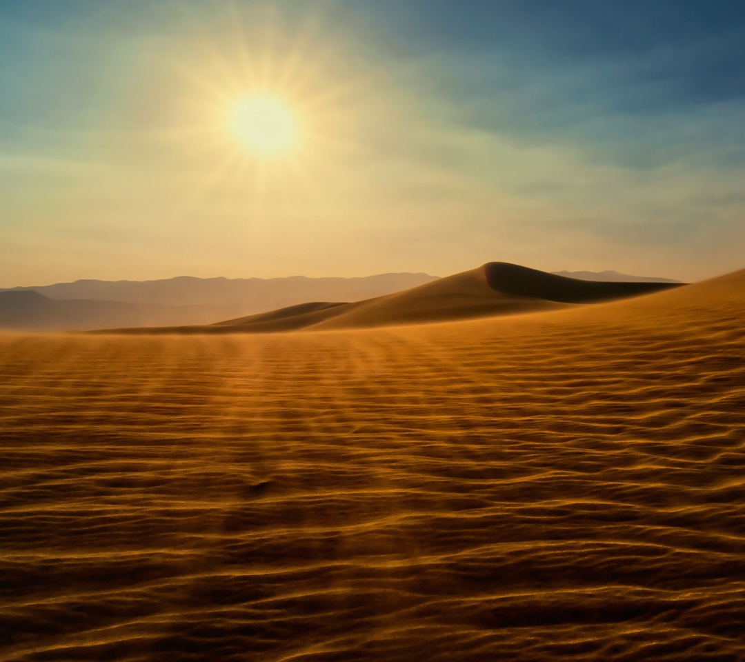 Обои Desert Sun 1080x960