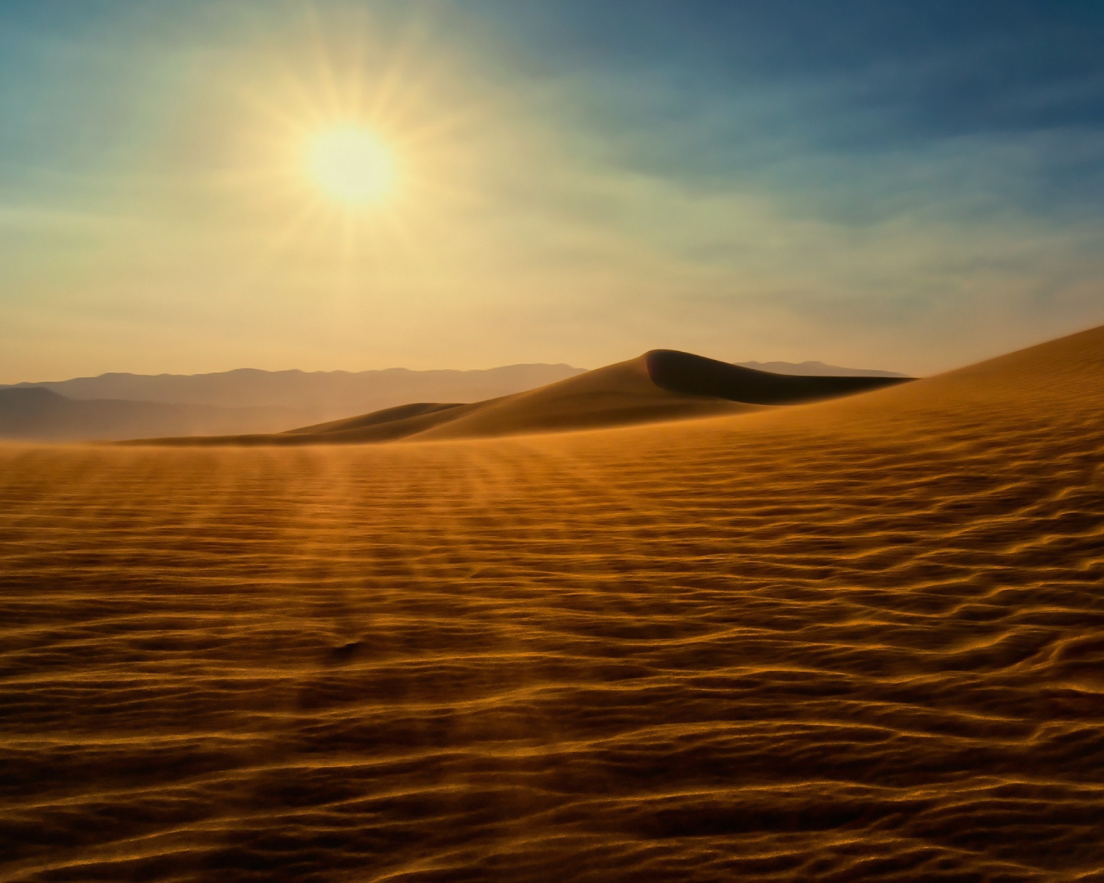 Fondo de pantalla Desert Sun 1600x1280