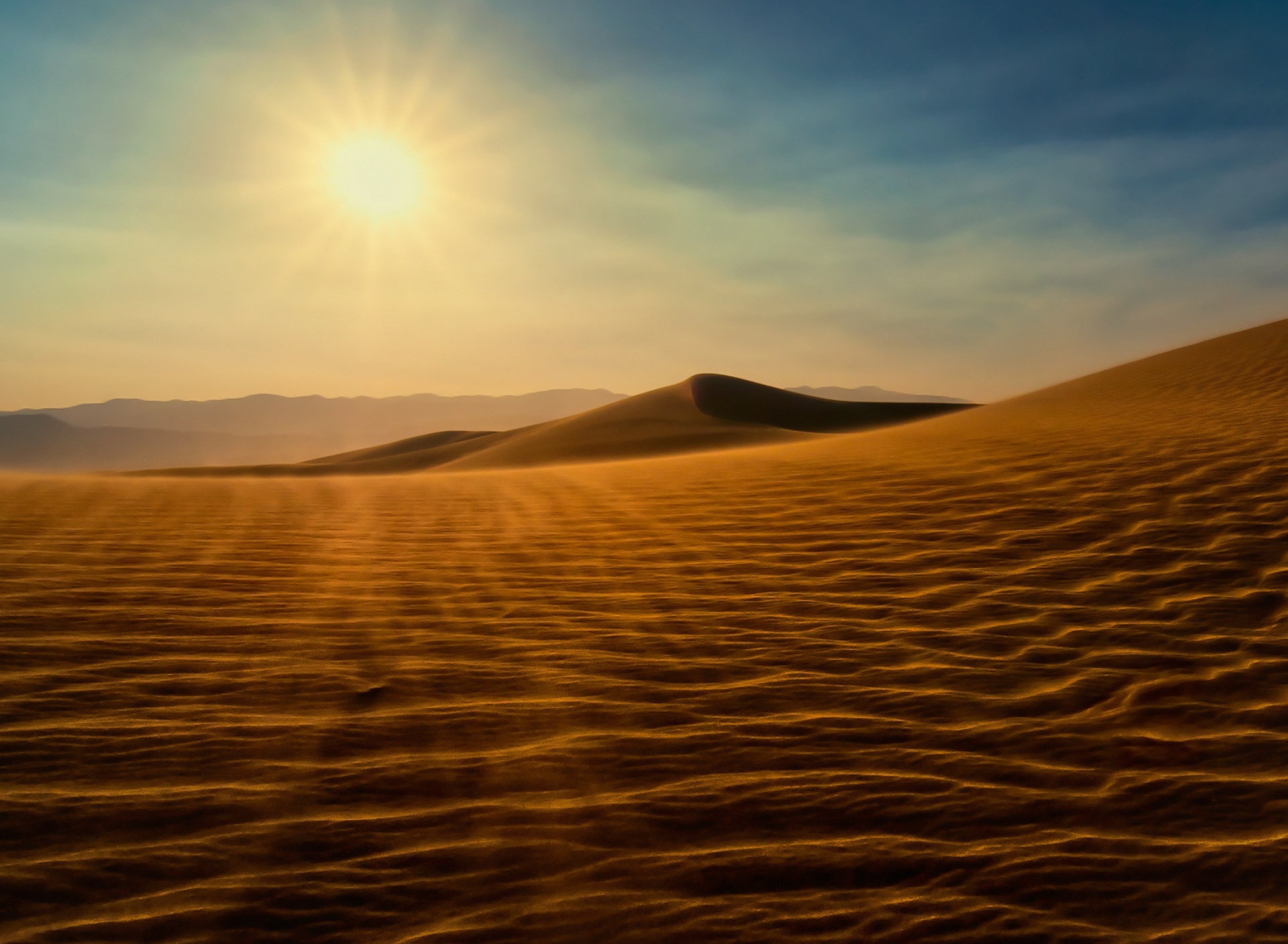 Das Desert Sun Wallpaper 1920x1408
