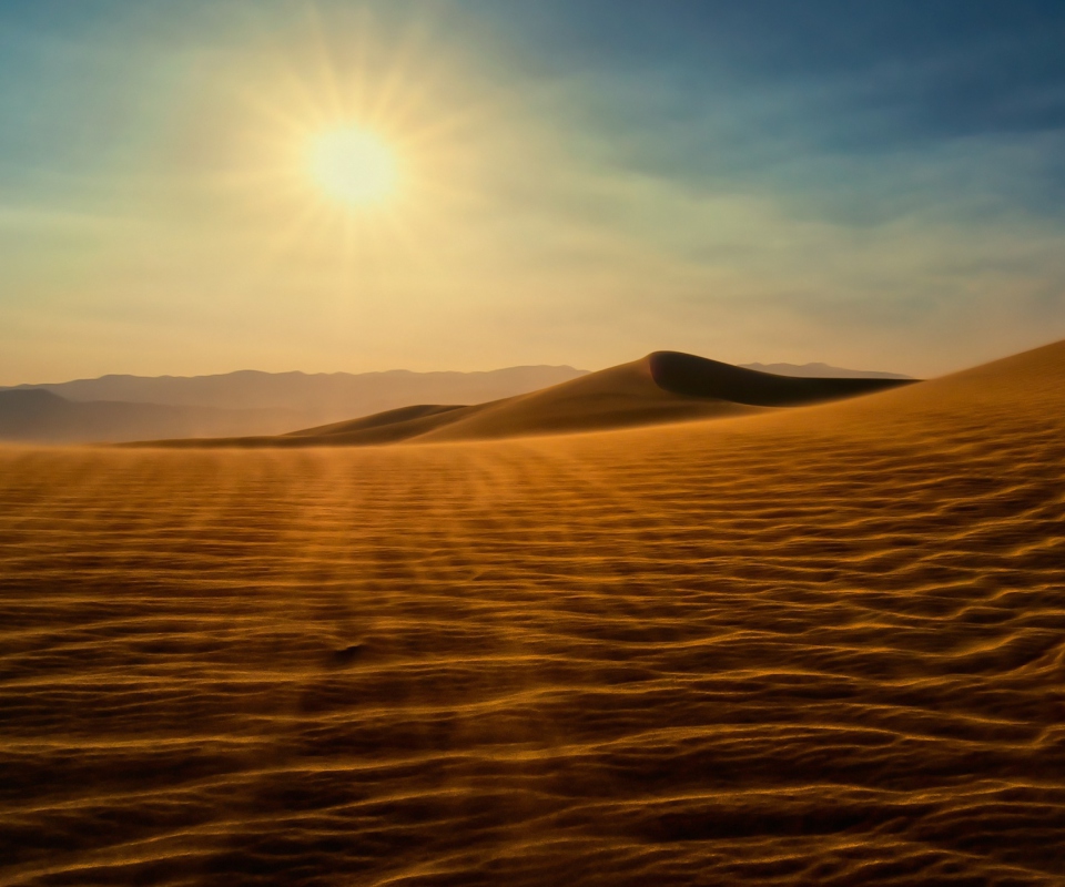 Desert Sun wallpaper 960x800