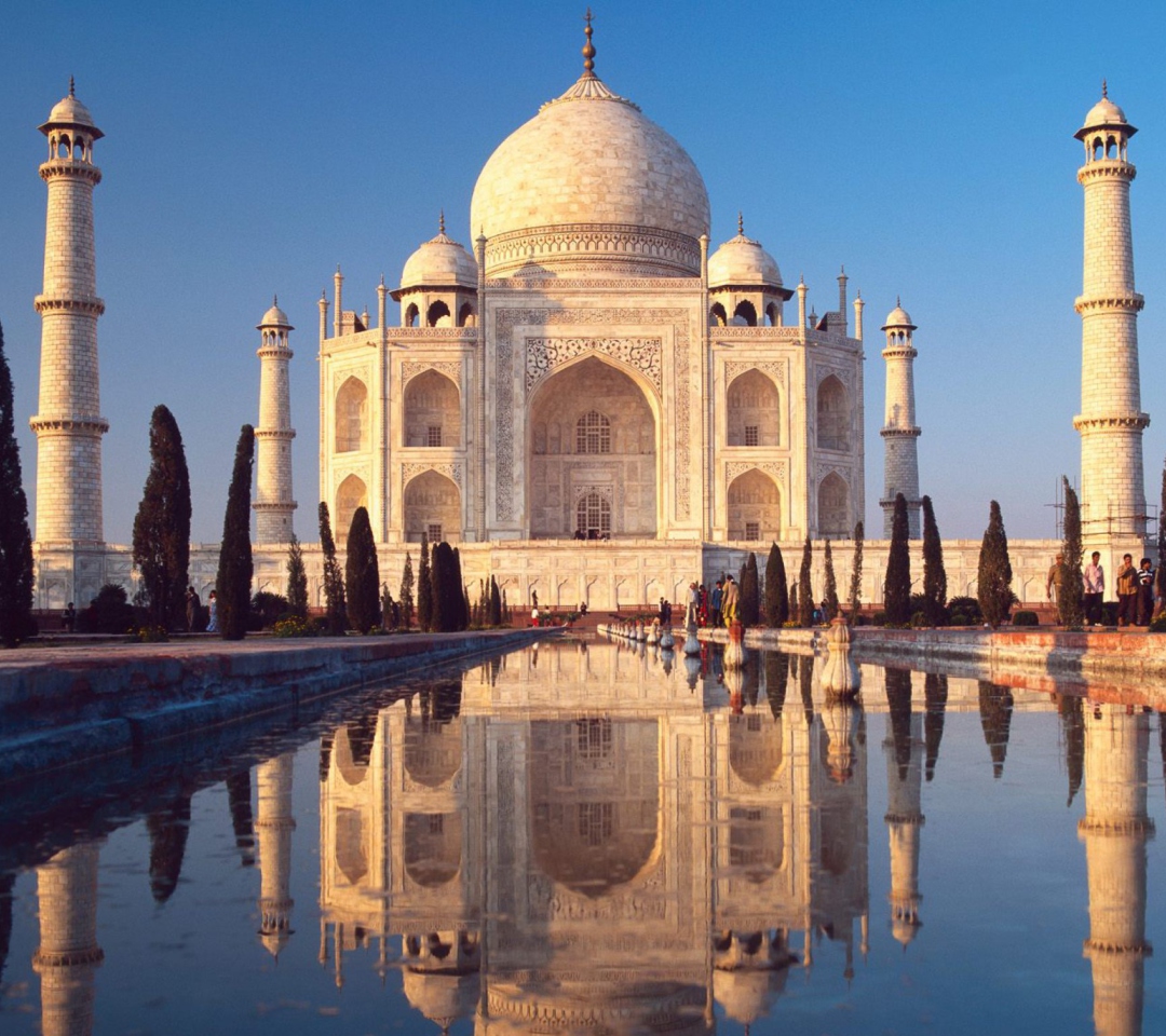 Das Taj Mahal - Agra India Wallpaper 1080x960
