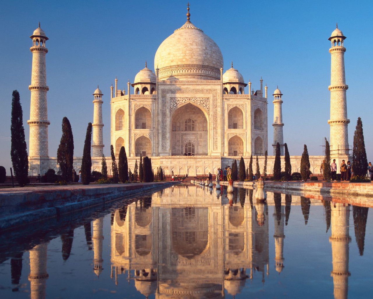 Fondo de pantalla Taj Mahal - Agra India 1280x1024