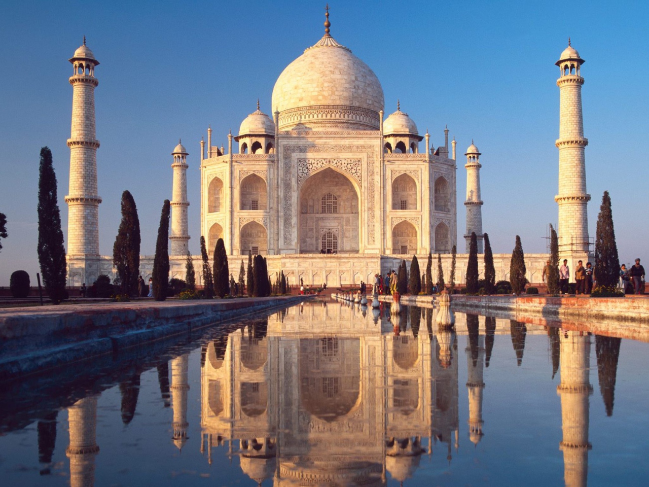 Taj Mahal - Agra India wallpaper 1280x960