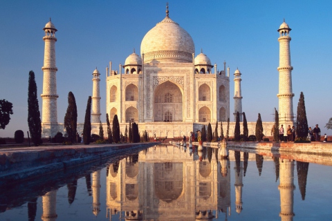 Обои Taj Mahal - Agra India 480x320