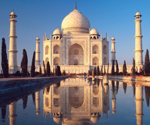 Обои Taj Mahal - Agra India 480x400