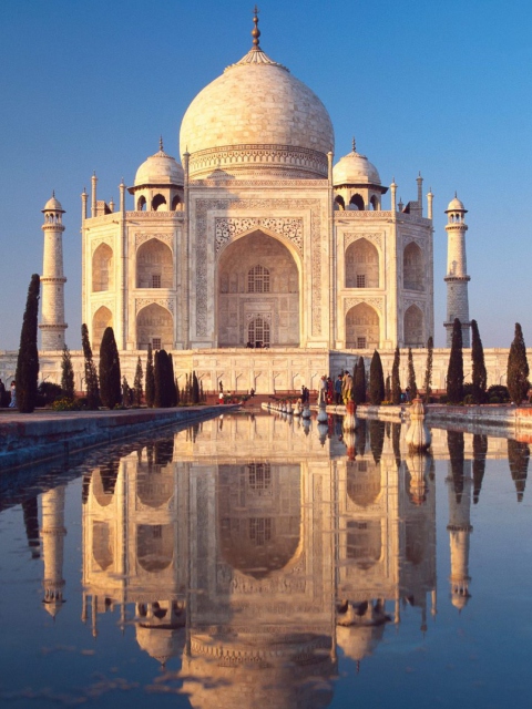 Screenshot №1 pro téma Taj Mahal - Agra India 480x640