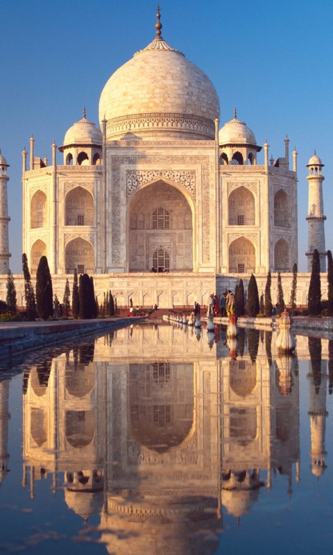 Screenshot №1 pro téma Taj Mahal - Agra India 480x800