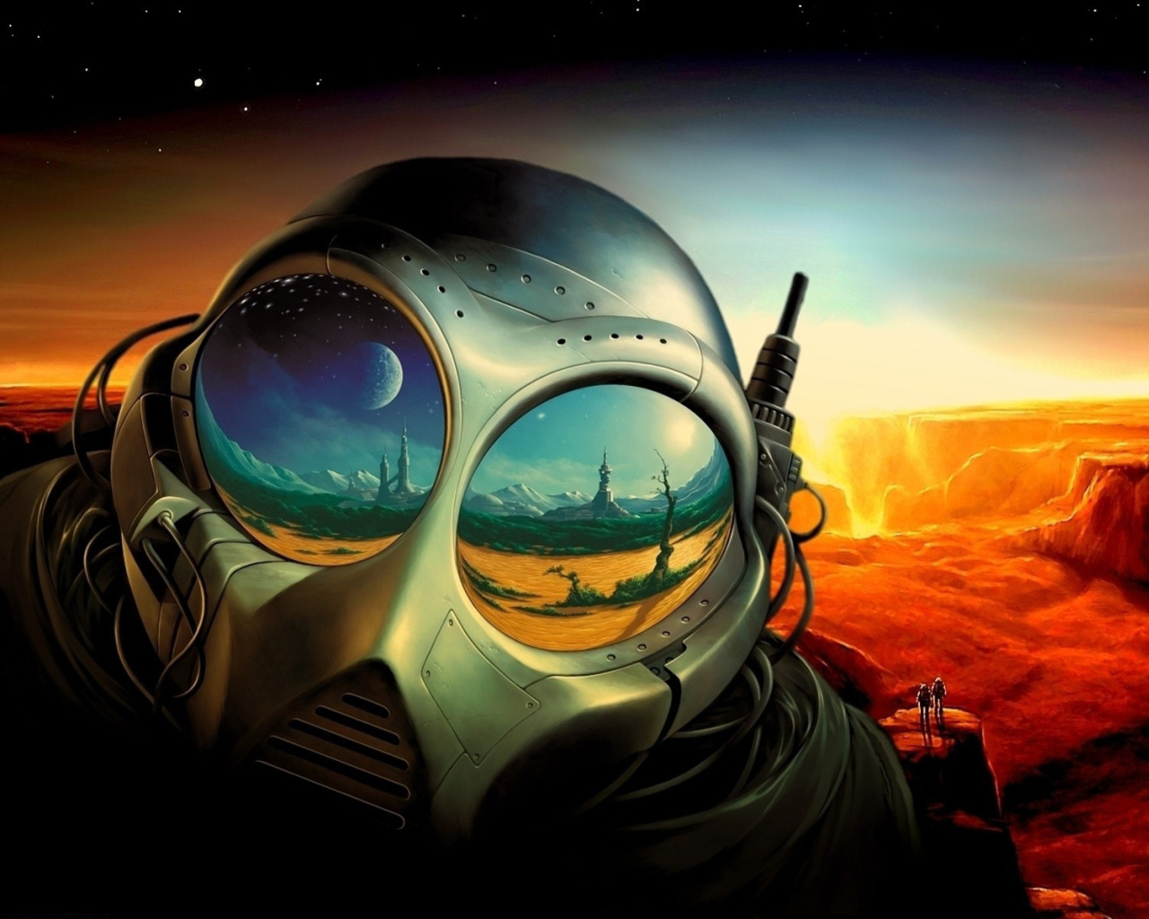 Das Sci Fi Apocalypse Fiction Wallpaper 1280x1024