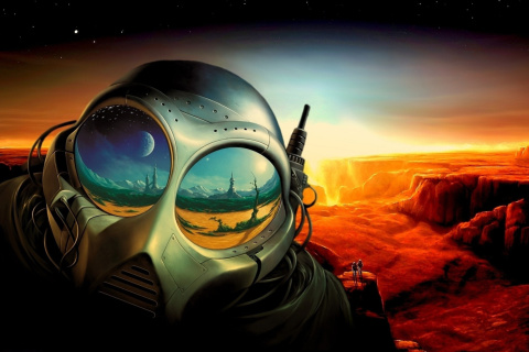 Das Sci Fi Apocalypse Fiction Wallpaper 480x320