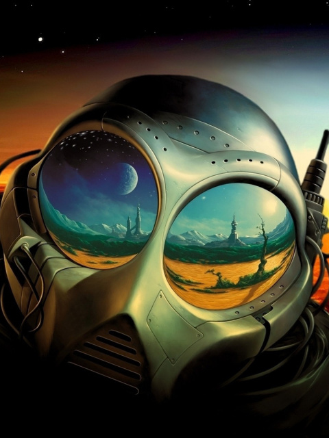 Sci Fi Apocalypse Fiction wallpaper 480x640