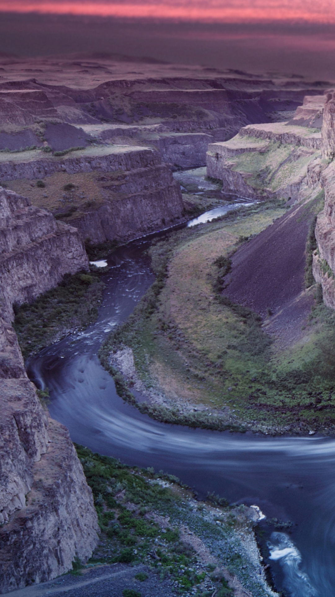 Das Palouse Falls Park in Washington Wallpaper 1080x1920