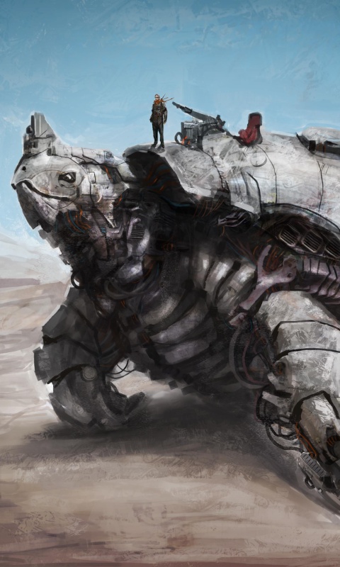 Sfondi Apocalyptic Turtle 480x800