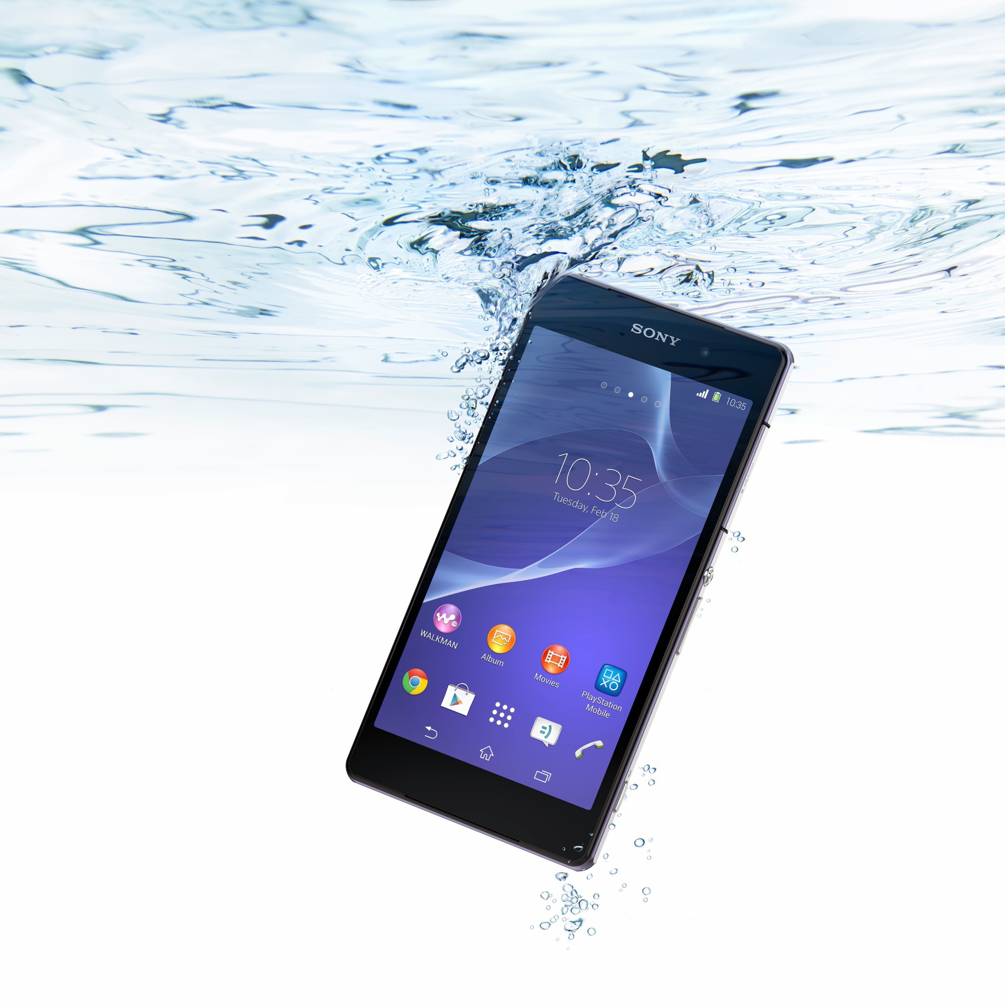 Fondo de pantalla Sony Xperia Z2 Underwater 2048x2048