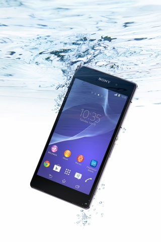 Обои Sony Xperia Z2 Underwater 320x480