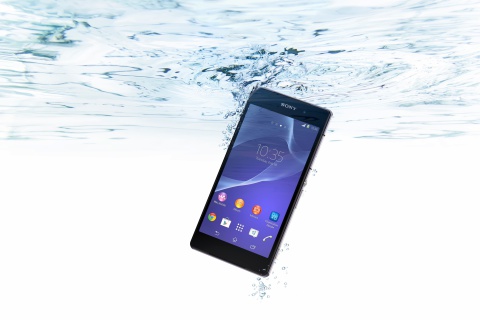 Das Sony Xperia Z2 Underwater Wallpaper 480x320