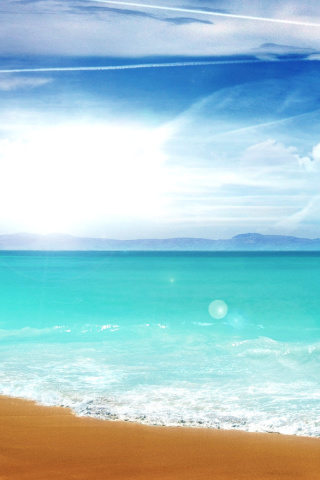 Screenshot №1 pro téma Bahamas Beach 320x480