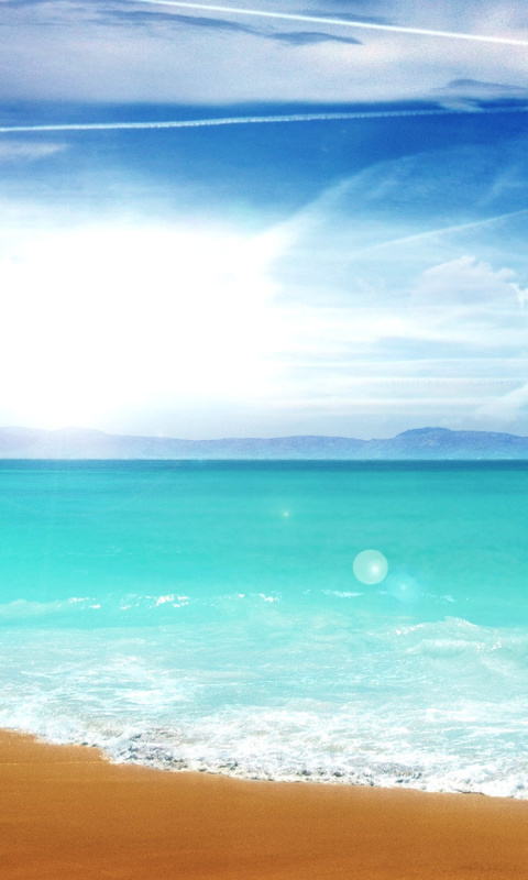 Bahamas Beach wallpaper 480x800